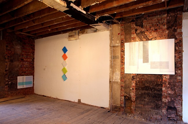 Yumi Chung, Untitled, 2013, Plastic bags, MDF, 23 × 18 × 4cm, 5 pieces
