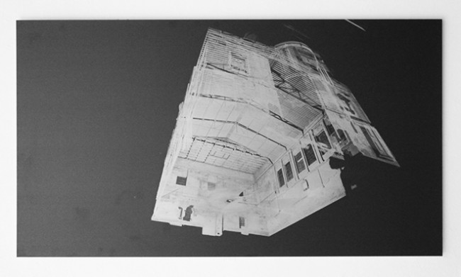 Brigitte Stepputtis, THE HOUSE OF THE DOLL, UV print on mirror di bond, 1000 x 560 mm, 2014.