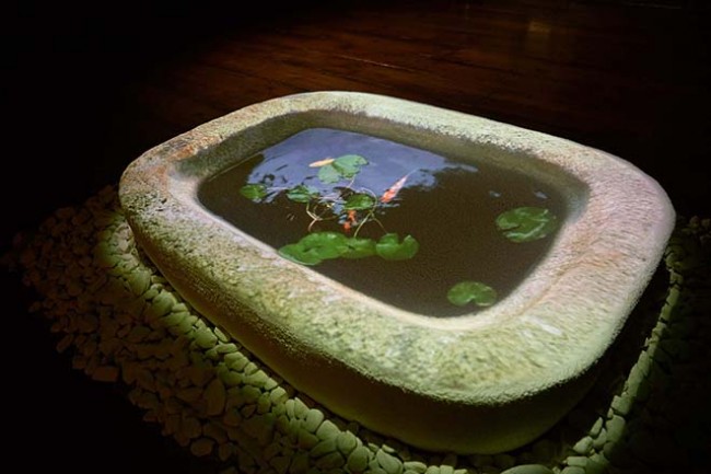 Chang Kyum Kim, Water Shadow Four Seasons, 1, 2006-07. Video Installation.
