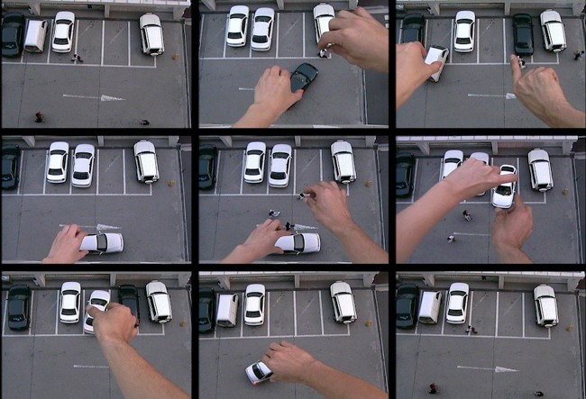 Junebum Park, 1 Parking, 2001. Single-channel, DV, 05:25 min. NTSC, silent, colour.