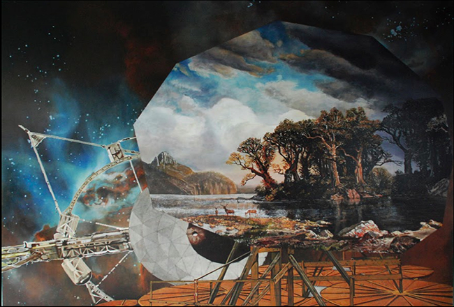 Jeoff Litherland, I Knew It Would Come To This (Old Horizon) 2012. Oil on canvas, 180 x 140 cm.