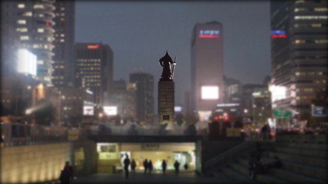 Mioon, "Statue Number (Seoul)", 2014, HD Video 3.00 mins, dimensions variable