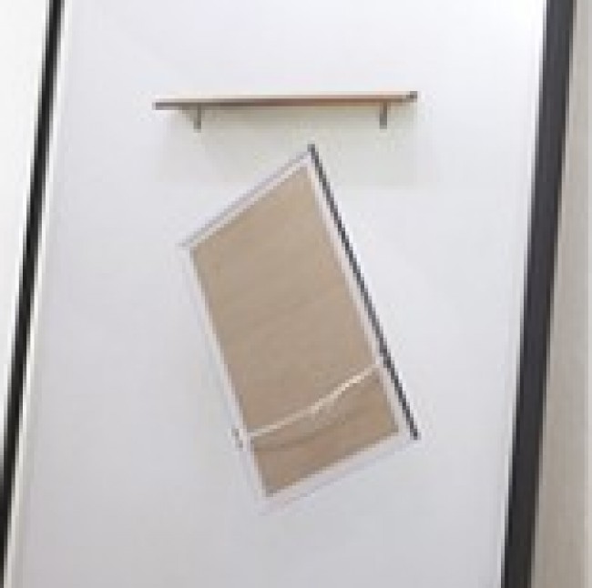Lag 3, 2014. Framed C-print, Wood, Metal, 103 × 99.6 × 19.2 cm